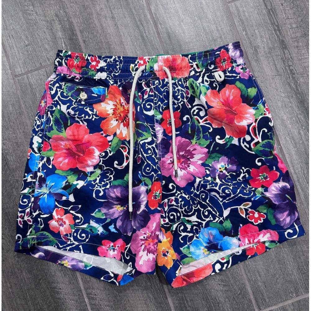 Polo Ralph Lauren Hibiscus
Traveler Swim Trunks Size Medium